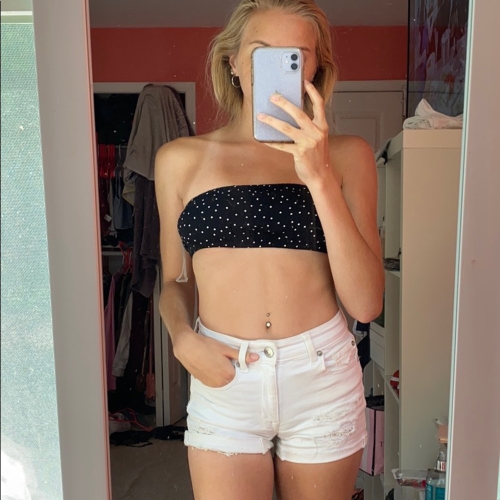 polka dot tube top - Picture 3 of 7